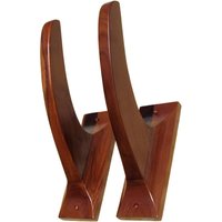 Surfbrett Wandregal Aus Teak Holz Longboard & Sup Horizontale Aufhängung von HAWAIIBOARDRACKS