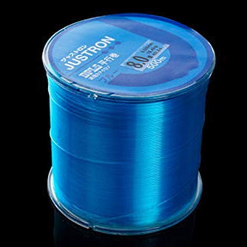 ECOSWAY 500m Borte Nylon Angelschnur Hohe Stärke Multifilament See Frischwasser Angelschnur - Blau, 0.6 von ECOSWAY