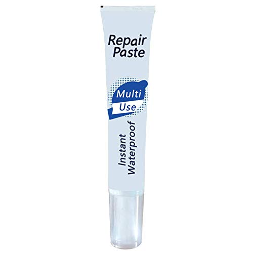 ECOSWAY Instant Wasserfest Reparatur Paste Reparatur Agent für Kachel Keramik Alle Konstruktion Materialen - Porzellan Weiß von ECOSWAY