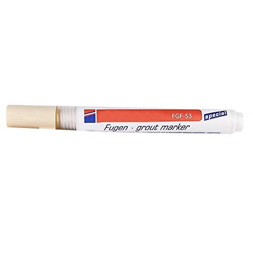 ECOSWAY Kachel Fuge Panade Marker Wand Boden Keramik Fliesen Lücken Professionell Reparatur Stift - Beige von ECOSWAY