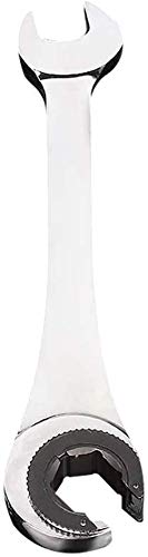 ECOSWAY Rohre Ratsche Knarre mit Flexibler Kopf Spiegel Polierend Pflegen Reparaturwerkzeug - 17mm von ECOSWAY