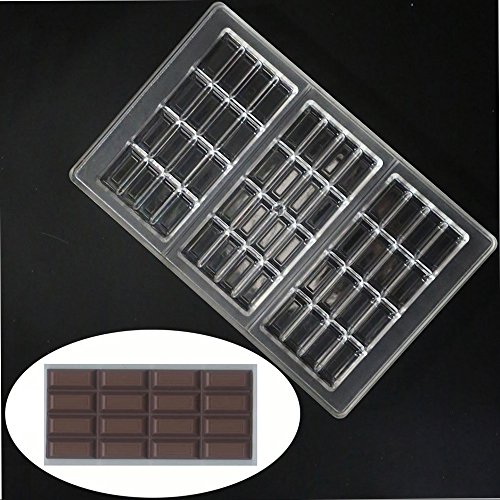 ecosway klar Polycarbonat Schokolade Bar Form PC Jelly Candy Form DIY Schokolade Formen Sweet Candy Form 917.0648 Tablett Gebäck Backen Tools ecosway klar Polycarbonat Schokolade Bar Form PC Jelly Candy Form DIY Schokolade Formen Sweet Candy Form 917.0648 Tablett Gebäck Backen Tools von ECOSWAY