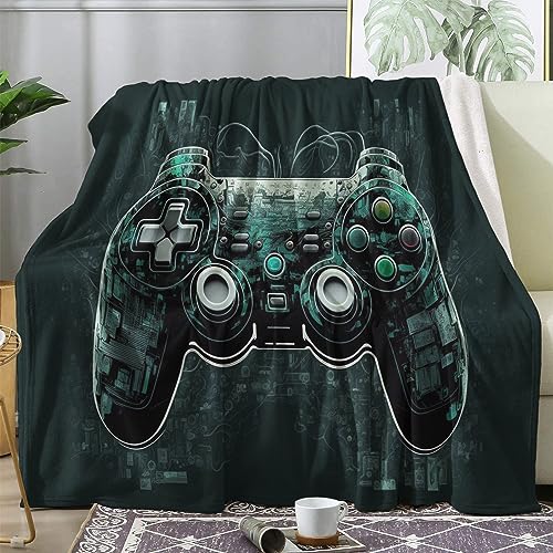 ECOTOS Kuscheldecke Flauschig Pferde, Große Decke Fleecedecke 220x240 Game, Flanell Sofadecke Blanket XXL, Wohndecke Schlafdecke Winter Warm Weich, Deko Decken für Couch Bed von ECOTOS