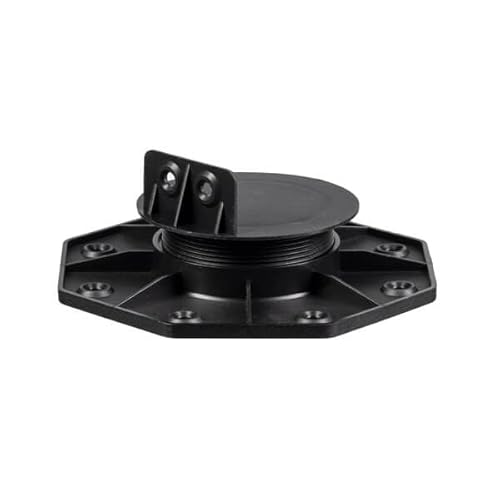 ECOTRAVERS - Stelzlager - höhenverstellbar Terrassenlager zu den Balken HL 18-32 mm | WPC Terrassen Unterkonstruktion Stellfuss von ECOTRAVERS