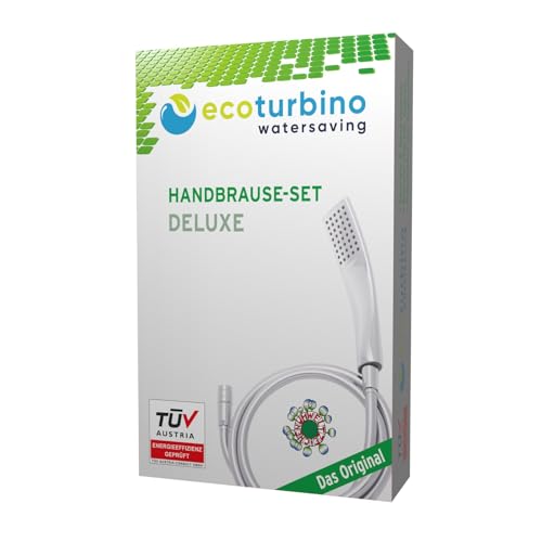 Ecoturbino Handbrause Set DELUXE (Chrom) von ECOTURBINO