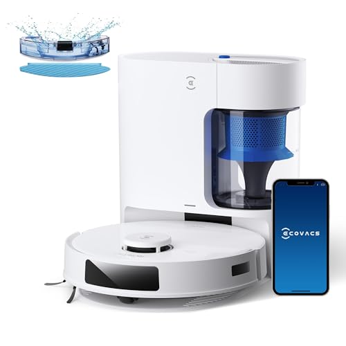 ECOVACS DEEBOT N20 Plus Saugroboter mit Wischfunktion, 8000Pa Saugkraft, staubbeutellose PureCyclone Station, Anti-Haar-Verhedderung, bis zu 300 Minuten Laufzeit, White ECOVACS DEEBOT N20 Plus Saugroboter mit Wischfunktion, 8000Pa Saugkraft, staubbeutellose PureCyclone Station, Anti-Haar-Verhedderung, bis zu 300 Minuten Laufzeit, White von ECOVACS