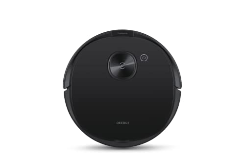 ECOVACS DEEBOT N8 Black (Neuheit 2022) Staubsaugerroboter mit Wischfunktion (OZMO), 2300 PA Saugleistung, Saugroboter für Tierhaare, intelligenter Navigation (dToF Laser-Sensor), Alexa/Google, schwarz von ECOVACS