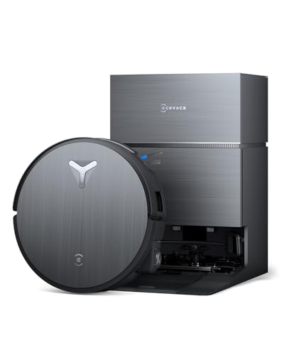 ECOVACS DEEBOT X11 PRO Omni Saugroboter mit Wischfunktion, 19500 Pa, OZMO Roller 2,0, ZeroTangle 3.0,TruEdge 3.0, Klettern max 4 cm Höhe, Ausfahrender Wischmopp, All-in-One Omni Station von ECOVACS