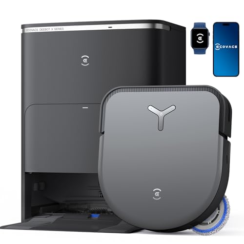 ECOVACS DEEBOT X5 Omni Saugroboter mit Wischfunktion, 12,800Pa Saugkraft, ZeroTangle Technologie, TruEdge™ Edge Mopping, 70℃ heißes Wasser Mop Waschen, Auto Anheben des Mopps, Selbstentleerung ECOVACS DEEBOT X5 Omni Saugroboter mit Wischfunktion, 12,800Pa Saugkraft, ZeroTangle Technologie, TruEdge™ Edge Mopping, 70℃ heißes Wasser Mop Waschen, Auto Anheben des Mopps, Selbstentleerung von ECOVACS