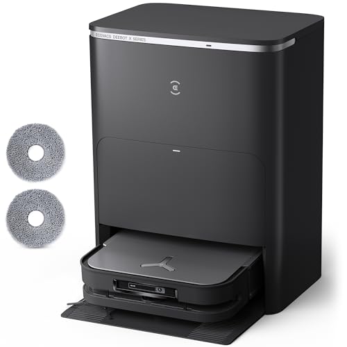 ECOVACS DEEBOT X5 PRO Omni, Saug- und Wischroboter, 12800 Pa, Anti-Verhedderung, TruEdge™ Adaptive Randreinigung, Wischen mit warmem Wasser bei 70 °C, intelligente AINA 2.0-Navigation von ECOVACS