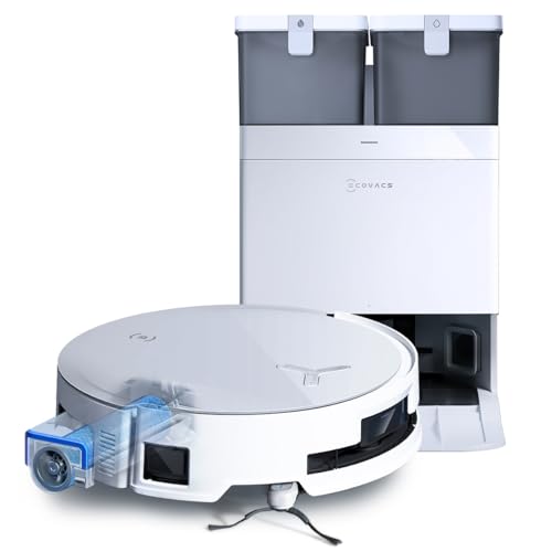 ECOVACS DEEBOT X8 Omni Saugroboter mit Wischfunktion, 18.000 Pa, OZMO Roller Wischwalze mit kontinuierlicher Frischwasser-Selbstreinigung, Moppwäsche mit 76°C heißem Wasser, Heißlufttrocknung, Weiß ECOVACS DEEBOT X8 Omni Saugroboter mit Wischfunktion, 18.000 Pa, OZMO Roller Wischwalze mit kontinuierlicher Frischwasser-Selbstreinigung, Moppwäsche mit 76°C heißem Wasser, Heißlufttrocknung, Weiß von ECOVACS