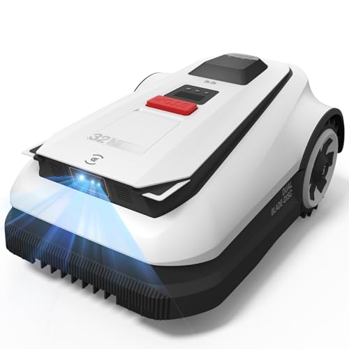 ECOVACS Goat A1600 RTK Mähroboter ohne Begrenzungskabel, 1600m², 330 mm Schnittbreite, LiDAR-unterstützte RTK+Vision Navigation, Rasenmäher Roboter, 100W Schnittleistung, 50% Steigungen von ECOVACS