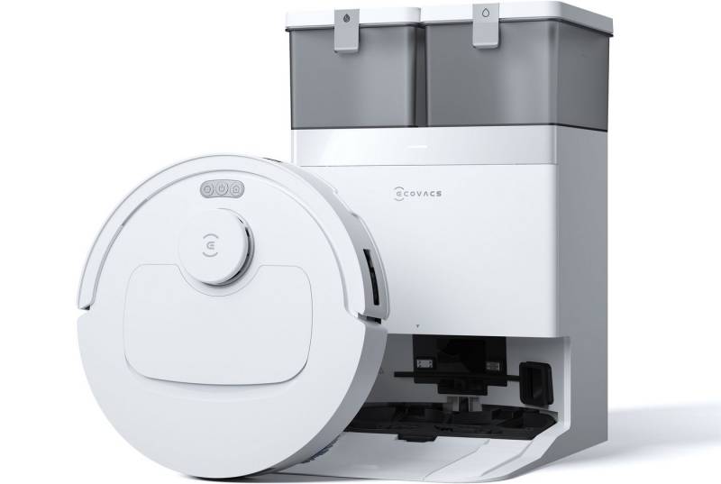 ECOVACS Saugroboter DEEBOT T30C OMNI, mit Beutel, Saug-und Wischroboter mit Absaugstation von ECOVACS
