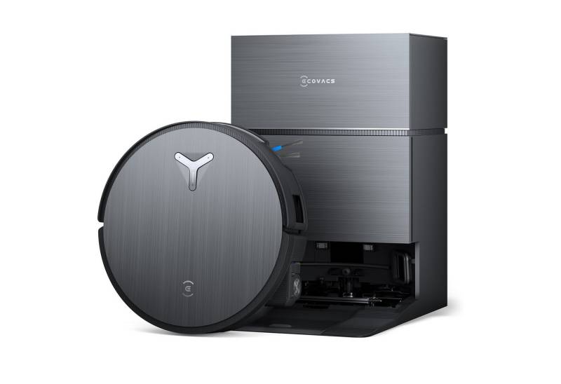 ECOVACS Saugroboter DEEBOT X11 PRO Omni Staubsauger Roboter mit Wischfunktion, 60,00 W, 19.500 Pa,10-in-1-Station, Einweichfunktion,Lösung mit zweifacher Wirkung,Heißlufttrocknung,TruePass-Klettersystem, Agent YIKO,Intuitive Steuerung von ECOVACS