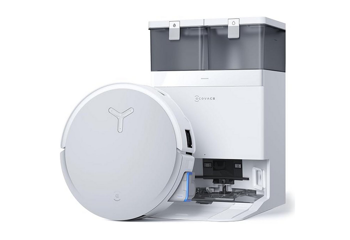 ECOVACS Saugroboter Wischroboter ECOVACS DEEBOT X8 OMNI, 18,000 Pa, ZeroTangle 2.0, OZMO ROLLER Instant Self-Washing Mopping Technology, TruEdge 2.0, TruEdge 3D Edge Sensor, AIVI 3D 3.0 Omni-Approach Technology ECOVACS Saugroboter Wischroboter ECOVACS DEEBOT X8 OMNI, 18,000 Pa, ZeroTangle 2.0, OZMO ROLLER Instant Self-Washing Mopping Technology, TruEdge 2.0, TruEdge 3D Edge Sensor, AIVI 3D 3.0 Omni-Approach Technology von ECOVACS