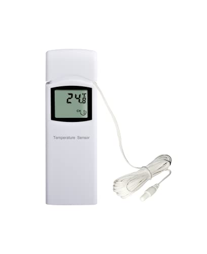 ECOWITT Wasserthermometer, kabelloser Mehrkanalsensor mit Sonde für Haus oder Garten WN30AN ECOWITT Wasserthermometer, kabelloser Mehrkanalsensor mit Sonde für Haus oder Garten WN30AN von ECOWITT