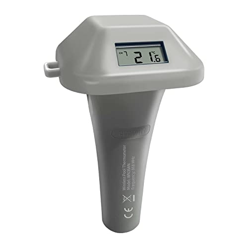 Ecowitt Pool Thermometer WN36, schwimmendes, gut ablesbares, kabelloses Pool-Thermometer für Schwimmbäder, Spas und Whirlpools, Unterstützung mehrerer Kanäle für Gateway GW1100/GW2000-Konsolen 868MHZ von ECOWITT