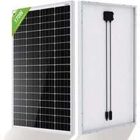 Eco-worthy - 170W 12V Solarpanel Monokristallines Solarmodul Netzteil für Wohnwagen, Wohnmobil, grunes Haus, Ein-/Aus-Gitter-System erhaltlich von ECO-WORTHY