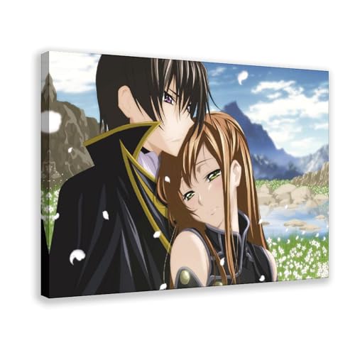 ECOYULHMT Code Geass Anime 35 Leinwandposter Schlafzimmer Dekor Landschaft Büro Zimmer Dekor Geschenk 40 x 60 cm ECOYULHMT Code Geass Anime 35 Leinwandposter Schlafzimmer Dekor Landschaft Büro Zimmer Dekor Geschenk 40 x 60 cm von ECOYULHMT