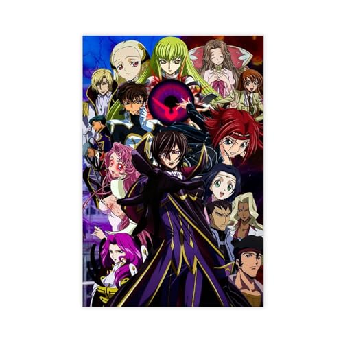 ECOYULHMT Code Geass Anime 40 Leinwandposter Schlafzimmer Dekor Landschaft Büro Zimmer Dekor Geschenk 60 x 90 cm ECOYULHMT Code Geass Anime 40 Leinwandposter Schlafzimmer Dekor Landschaft Büro Zimmer Dekor Geschenk 60 x 90 cm von ECOYULHMT