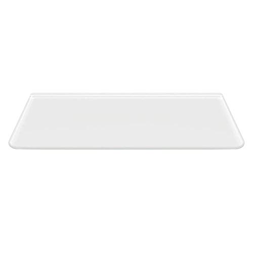 ECOfoxx 6mm ESG Glas Küchenrückwand Spritzschutz Herd Fliesenspiegel Glasplatte Rückwand viele Größen (Milchglas, 100x50Rcm) von ECOfoxx