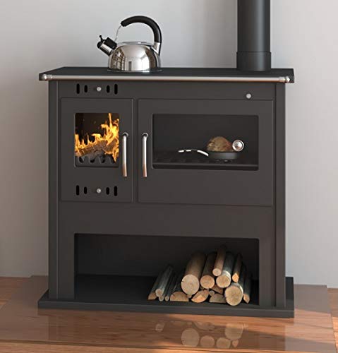 EEK A Küchenofen Holzherd Victoria VIKI LUX schwarz - 10,5kW von ECOfoxx