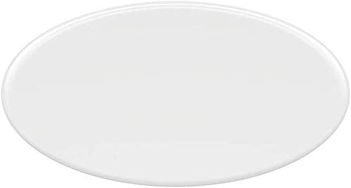 Milchglas Kreis 90x90cm Glasbodenplatte Funkenschutzplatte Kaminplatte Glas Ofen Platte Bodenplatte Kaminofenplatte Unterlage (Milchglas Kreis 90cm ohne Dichtung) von ECOfoxx