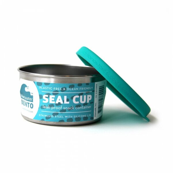 ECOlunchbox Seal Cup Solo, Runddose aus Edelstahl mit Silikondeckel von ECOlunchbox