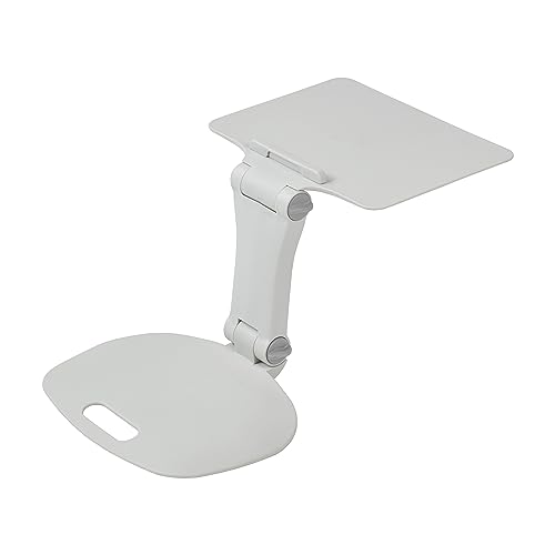 ECR4Kids The Surf Klappbarer tragbarer Schoßschreibtisch, Flexible Sitzgelegenheit, Hellgrau von ECR4KIDS