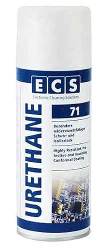 ECS 71 Urethane-CLEAR hochwertiger Einkomponenten Schutzlack Isolierlack Polyurethan 400 ml Spraydose von ECS Cleaning Solutions