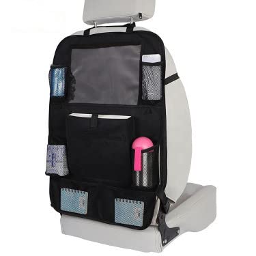 ECS-JOE Auto Rückenlehnenschutz und Organizer, sechs Netzfächer,12" Tablet-Tasche, iPad, sehr strapazierfähiger 600D Oxford Stoff,hohe Qualität und Langlebigkeit von ECS-JOE