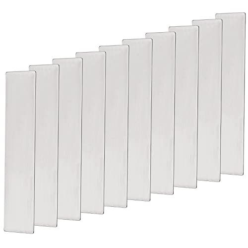 ECSiNG 10 Stücke Luftkompressor-Ventilplatte Passend für 65mm-Zylinder Metall-Ventilplatte Stahl-Luftkompressor-Ventilplatte Ersatz 11x57mm von ECSiNG