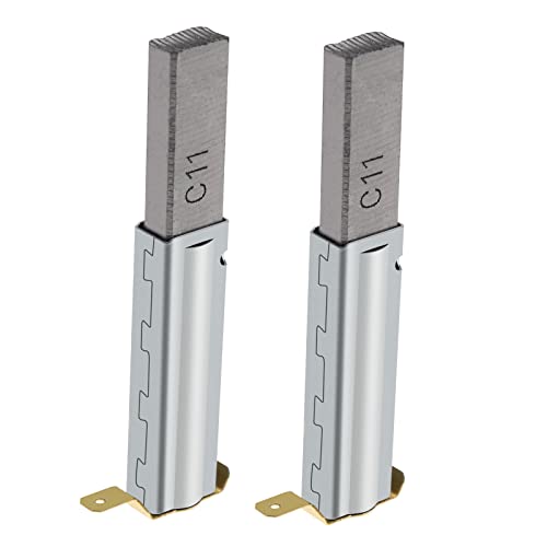 2 Paar (4 Stück) Kohlebürsten Ersatz kompatibel mit 30/60/70/80/90L Industriestaubsauger, 11 x 6 x 29 mm, Zubehör für Staubsauger von ECSiNG