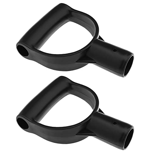 2 Stück Spatengriff D-förmiger Kunststoffgriff Schaufelgriff Ersatz Gartengabel Griff 28 mm Innendurchmesser für Spaten, Schaufel, Gabel, Graben, Hackwerkzeuge von ECSiNG