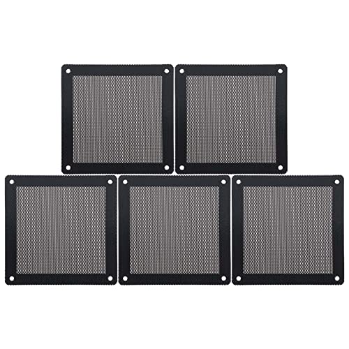 ECSiNG 5 Stück Computer Kühler Lüfter Staubdicht Filter Magnetrahmen PC Lüfter Staub Mesh Abdeckung PVC Computer Lüfter Grills für Standard 140x140mm Computer Lüfter Größe von ECSiNG