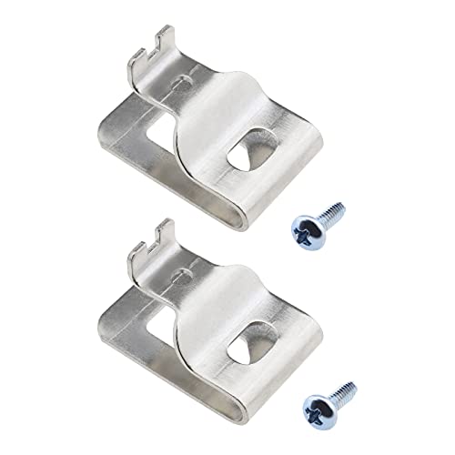 ECSiNG Bohrmaschine Gürtelclip Haken Einhängebügel mit Schrauben Bohrer Treiber Ersatz Elektrowerkzeug Metall 2 Stück N169778 N086039 N268241 von ECSiNG