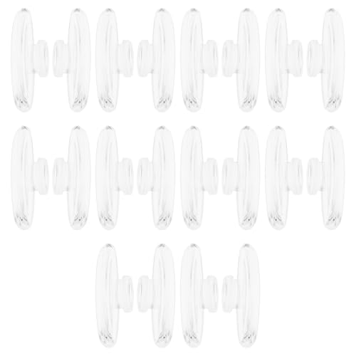 ECSiNG 10 Paar Push on Nasenpads Brille Nasenpads Ersatzteil Silikon Brillen Nasenpads Kompatibel mit Silhouette Randlose Brille Eyewear ECSiNG 10 Paar Push on Nasenpads Brille Nasenpads Ersatzteil Silikon Brillen Nasenpads Kompatibel mit Silhouette Randlose Brille Eyewear von ECSiNG