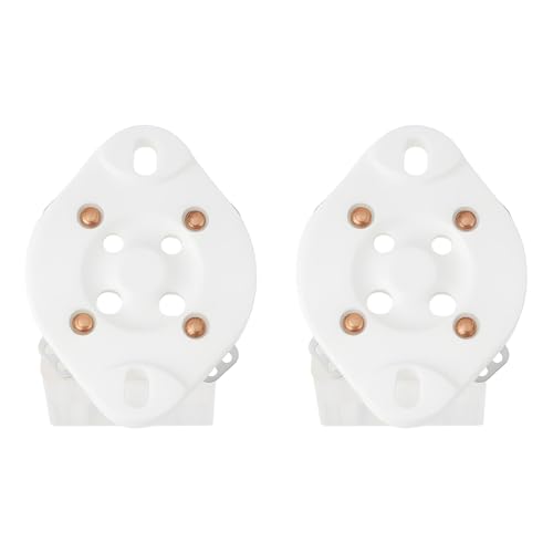 ECSiNG 2 STÜCKE 4-polige Keramik-Chassismontage-Ventilröhrenfassung 58 X 42 X 15 Mm Kompatibel mit 300B 2A3 Elektronenröhre ECSiNG 2 STÜCKE 4-polige Keramik-Chassismontage-Ventilröhrenfassung 58 X 42 X 15 Mm Kompatibel mit 300B 2A3 Elektronenröhre von ECSiNG