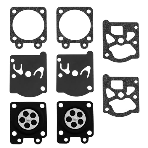 ECSiNG 2 Set Kettensägen Vergasermembran-Reparatur- Und Umbausatz Vergaserdichtung Und Membransatz Kompatibel mit Dolmar PS32 PS35 PS350 PS420 Kettensägen von ECSiNG