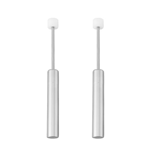 ECSiNG 2 Stück 74 x 40 x 7,8 mm Abfalleimer-Dämpfer Kolben mit Deckel Stahl und Kunststoff Mechanismus Mülleimer Dämpfer Ersatz für Küchenmülleimer von ECSiNG
