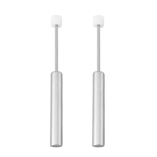 ECSiNG 2 Stück 91x49x7,8mm Absenkautomatik Mülleimer Dämpferkolben mit Deckel aus Stahl Und Kunststoffmechanismus Mülleimer Dämpfer Ersatz für Küchenmülleimer von ECSiNG