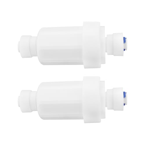 ECSiNG 2 Stück Outdoor Nebel System Wasserfilter für 1/4 Zoll Garten Schlauch 120 Mikron 100 Mesh 92,2x39,6mm Nebel System Filter ECSiNG 2 Stück Outdoor Nebel System Wasserfilter für 1/4 Zoll Garten Schlauch 120 Mikron 100 Mesh 92,2x39,6mm Nebel System Filter von ECSiNG