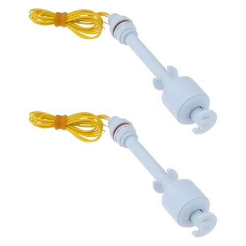 ECSiNG 2 Stück Schwimmerschalter-Flüssigkeitsstandsensor 110 V DC/0,5 A Wasserstandssensor für Wasserspender Warmwasserbereiter Luftbefeuchter 100 Mm von ECSiNG