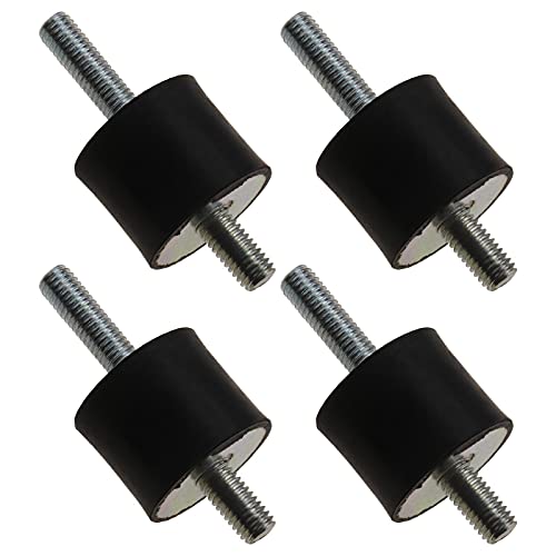 ECSiNG 4 Packungen M8 Doppelstecker Anti-Vibrations-Gummi-Halterungs-Kit 30 x 25 mm für Luftkompressor-Pumpe Gummi Stoßdämpfer-Halterung Spulen ECSiNG 4 Packungen M8 Doppelstecker Anti-Vibrations-Gummi-Halterungs-Kit 30 x 25 mm für Luftkompressor-Pumpe Gummi Stoßdämpfer-Halterung Spulen von ECSiNG