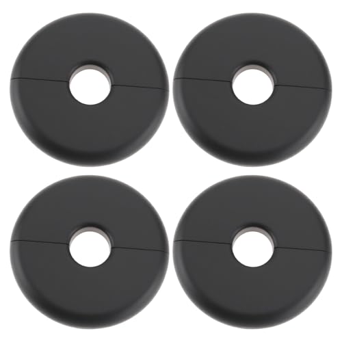 ECSiNG 4 Stück 16 Mm Heizkörperrohr-Abdeckkragen 70 Mm Durchmesser für Heizkörper-Wandrohr-Rohrdekoration Schwarz von ECSiNG