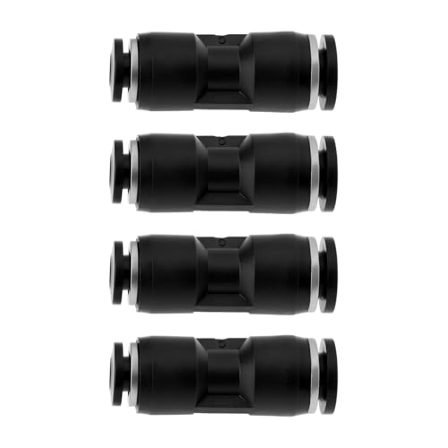 ECSiNG 4-teiliger 6-mm- Bis 4-mm-Rohrdurchmesser-Reduzierungsgeschwindigkeits-Steckadapter Geeignet für Flüssigkeits- Und Gasleitungen von ECSiNG