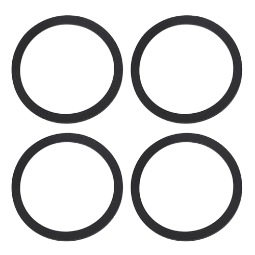 ECSiNG 4 x Flachdichtung NBR 60 x 47 x 3 mm, SH40 Teichschlauch-Enddichtung, kompatibel mit Oase HoseTail O-Ring Gartenteich von ECSiNG