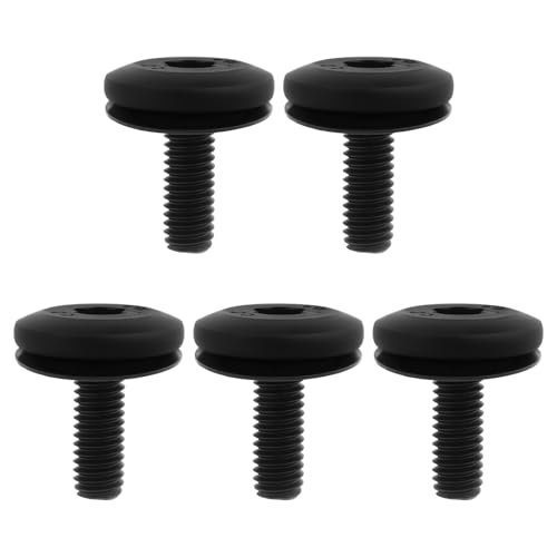 ECSiNG 5 Stück T30 Torx-Kopfschraube 07146959923 M6 selbstschneidende Torx-Kopfschraube mit Unterlegscheibe für Scheinwerfer-Kühlerrahmen Frontrahmen kompatibel mit BMW 1 2 3 4 Serie von ECSiNG
