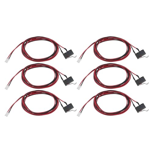 ECSiNG 6 x Mikro-Endschalter, Momentaner Endschalter, Touch-Mikro-Endschalter, Schnappschalter, kompatibel mit Genmitsu 3020-PRO MAX CNC-Maschine von ECSiNG