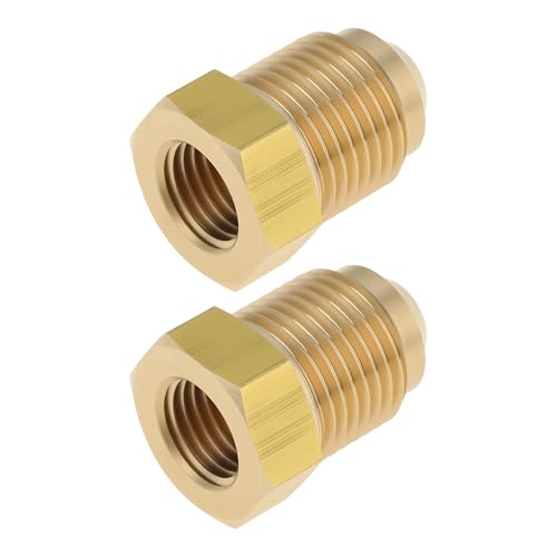 ECSiNG Reduzieradapter 3/8 SAE auf 1/4 SAE für Klimaanlagen, 15,75 x 9,9 x 25 mm, 2 Stück von ECSiNG